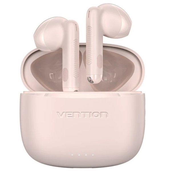 Vention Auriculares Bluetooth 5.3 Con Estuche De Carga - 6H Autonomia - Elf E03 - Color Rosa