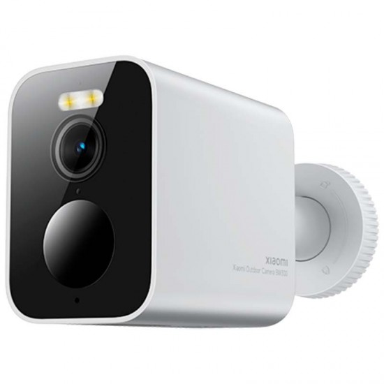 Xiaomi Outdoor Camera Bw300 Camara Vigilancia Para Exterior 2K - Campo De Vision De 130º - Deteccion De Movimiento Humano - Vision Nocturna A Color - Ip67 - Llamada Bidireccional - Color Blanco