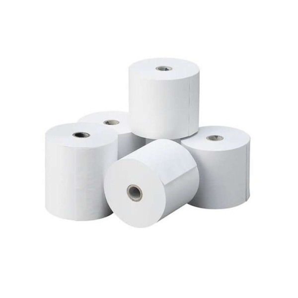 Oqonos Rollo De Papel Termico 80X80X12Mm, Libre De Bpa, Fsc