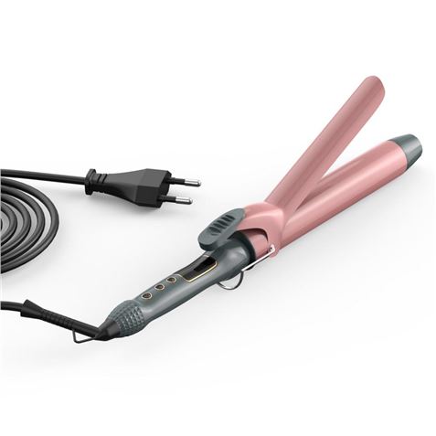 Xo Plancha De Pelo Profesional - Pantalla De Visualizacion - Potencia 45-65W - Apagado Automatico 60 Min - Temperatura 80-230°C - Elemento Calefactor De Aluminio Y Ceramica - Color Rosa