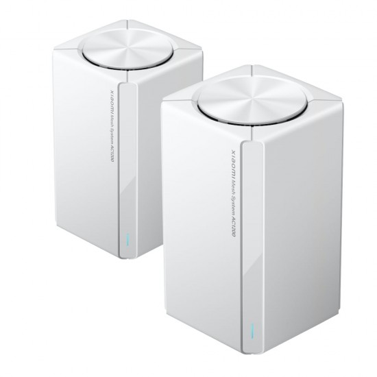 Xiaomi Ac1200 Pack De 2 Sistemas Wifi Mesh Dual Band - Velocidad Hasta 1200Mbps - 2 Puertos Rj-45