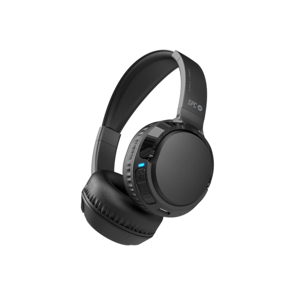Spc Heron 2 Studio Auriculares De Diadema Inalambricos -  Conexion A Dos Dispositivos - 50H De Autonomia - Plegables - Color Negro