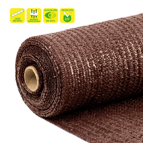 Sungarden Malla De Sombreo 1X50M - Color Marron