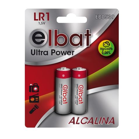 Elbat Pack 2 Pilas Alcalinas Lr1 - Color Varios