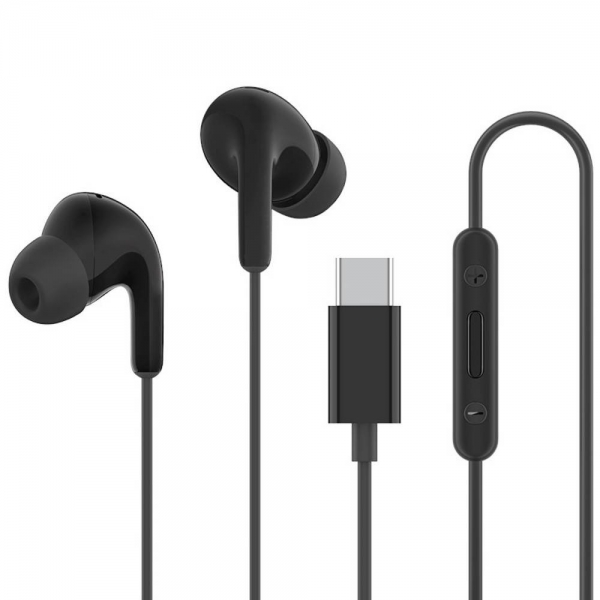 Xiaomi Mi Dual Driver Earphones Auriculares Usb-C - Microfono Integrado - Resistencia Ipx4 - Control En Cable - Color Negro