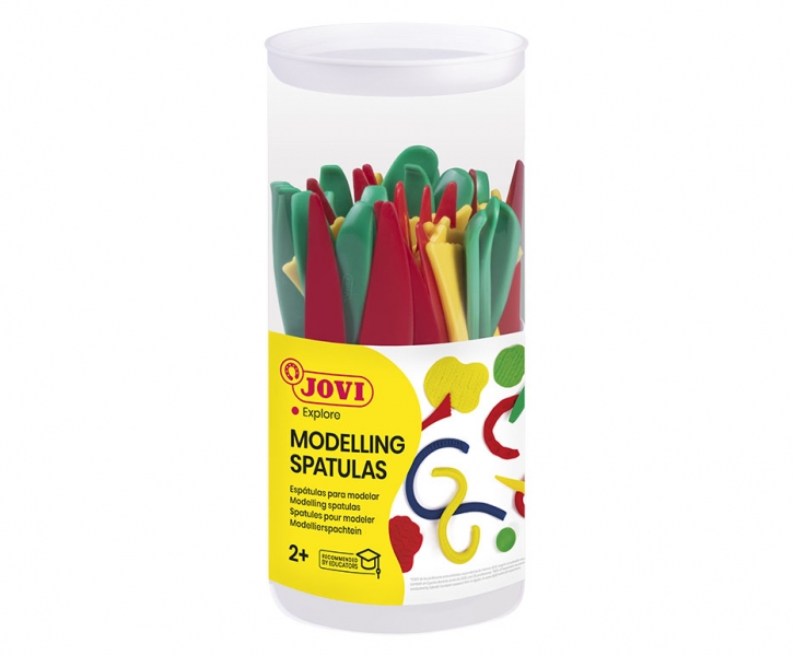 Jovi Bote Con 48 Herramientas Para Modelar Plastilina - 3 Modelos - 16 Unidades De Cada Modelo - Colores Surtidos