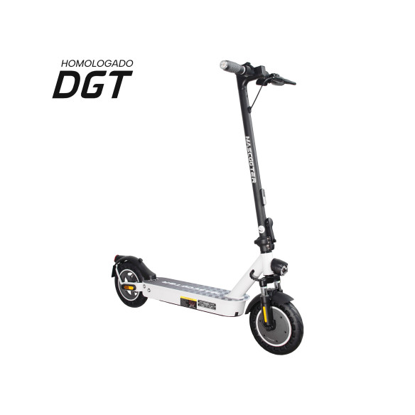 Mascooter S2 Patinete Electrico Motor 400W - Homologado Dgt - Autonomia Hasta 30Km - Carga Maxima 100Kg - Ruedas 10