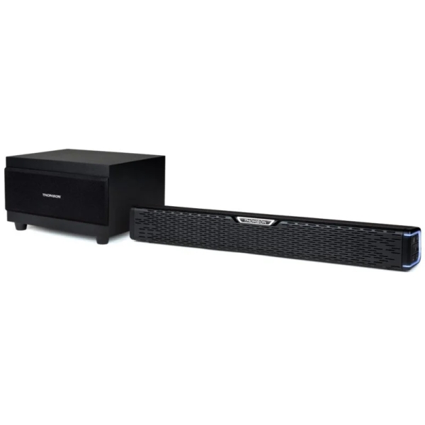 Thomson Sb60Bts Barra De Sonido 60W Con Subwoofer Bluetooth 5.0 - Mando A Distancia - Diseño Compacto - Color Negro