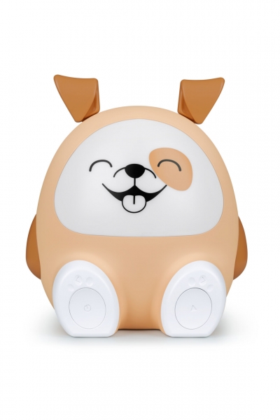 Bigben Kids Altavoz Bluetooth Y Luz Nocturna - Potencia De 15W - Luz Regulable - Control Tactil - Portatil Y Recargable - Color Marron