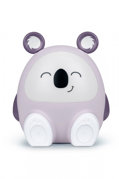 Bigben Kids Altavoz Bluetooth Y Luz Nocturna - Potencia De 15W - Luz Regulable - Control Tactil - Portatil Y Recargable - Color Morado