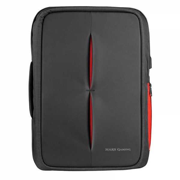 Mars Gaming Mb2 Mochila Maletin - Impermeable - Antirrobo Con Candado Tsa - Puerto Usb Externo - Capacidad Para Portatil 17.3