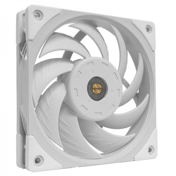 Mars Gaming Mf-Nc Ventilador Para Pc - Aspas Hibridas - Operacion Silenciosa - Rodamiento Fdb - Control Pwm - Flujo De Aire Optimo - Color Blanco