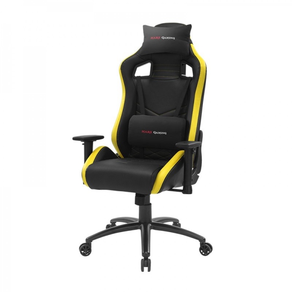 Mars Gaming Mgcxneo Silla Premium - Confort Excepcional - Air-Tech Pro - Cojines Soft-Touch - Piston Clase 4 - Ruedas Xl 65Mm - Base Acero Reforzado - Color Negro