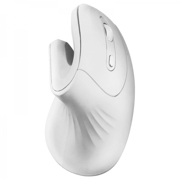 Mars Gaming Mmw-Ergopro Raton Inalambrico Vertical - Sensor Optico 3200 Dpi - Switches Huano - Conectividad 2.4Ghz - Color Blanco