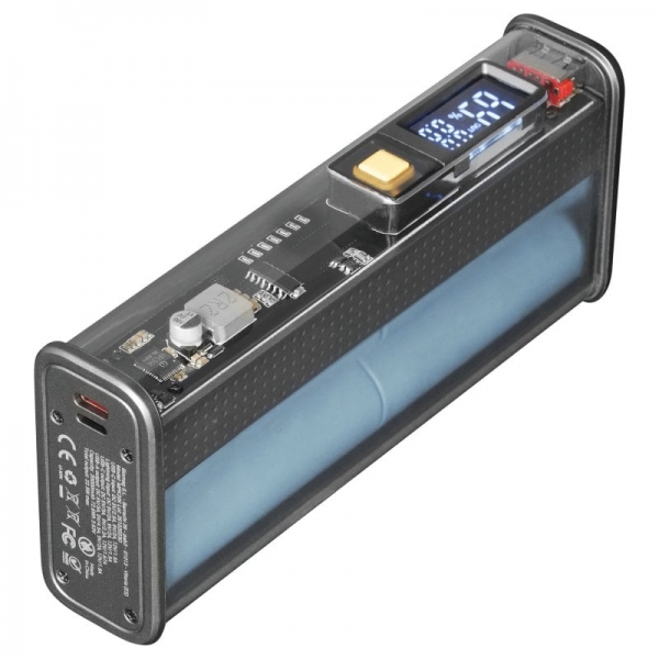 Mars Gaming Mpk-20K Power Bank - 20000Mah - Carga Rapida 22.5W - Baterias Samsung - Pantalla Inteligente - Carga Triple Simultanea - Color Negro