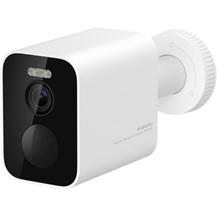 Xiaomi Outdoor Camera Bw500 Camara Vigilancia Para Exterior 2K - Campo De Vision De 136º - Deteccion De Movimiento Humano - Vision Nocturna A Color - Proteccion Ip67 - Bateria De 10000 Mah Hasta 180 Dias De Duracion - Color Blanco