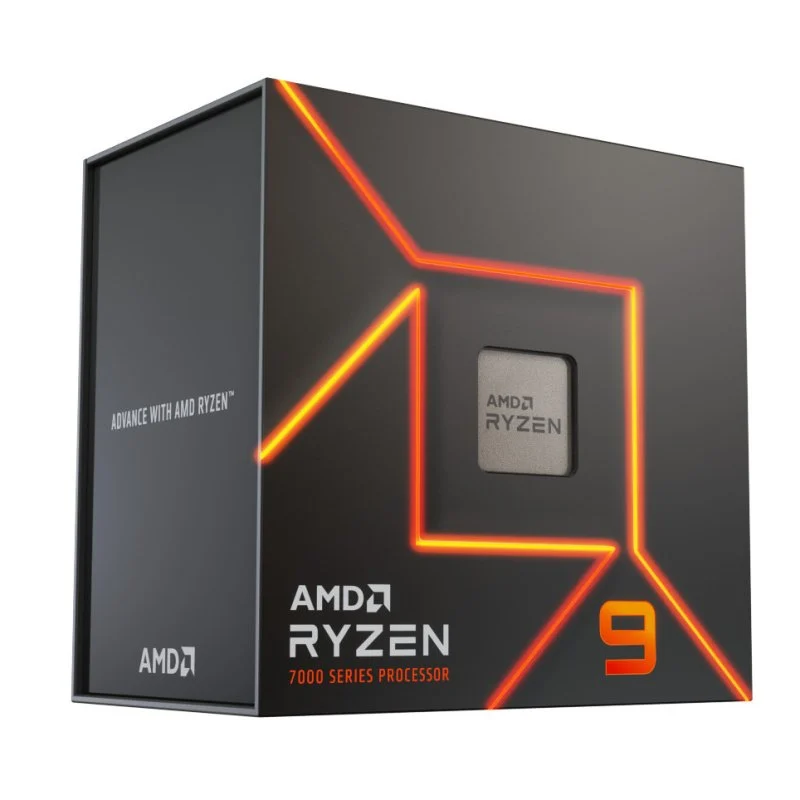 Amd Ryzen 9 7900X Procesador 4.5Ghz Box Sin Ventilador