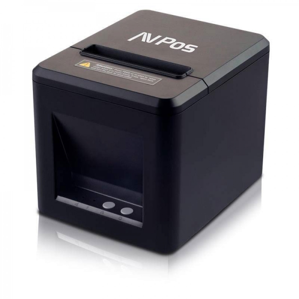 Avpos Avp-Tc40Net Impresora Termica Tickets - Velocidad 260Mm/S - Autocorte Parcial - Usb Y Lan - Color Negro