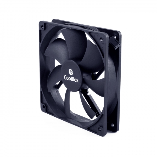 Coolbox Vau120 Ventilador 120Mm - Velocidad Max. 1500Rpm - Color Negro
