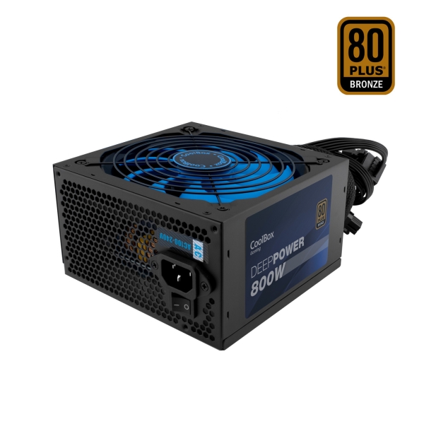 Coolbox Deeppower Fuente De Alimentacion 80 Plus Bronze 850W Atx - Pfc Activo - Modo Silencioso - Ventilador 140Mm