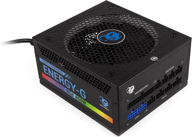 Deepgaming Energy-G Fuente De Alimentacion 80 Plus Gold Modular 850W Atx 3.0 - Conector Pcie 6 + 2 Pines - Pfc Activo - Argb - Ventilador 140Mm
