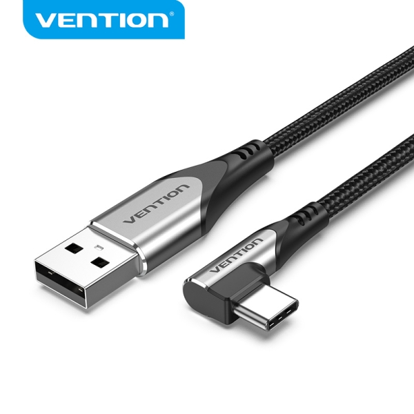 Vention Cqabd Cable Usb 2.0 Tipo-C 270º - Niquelado - Color Gris