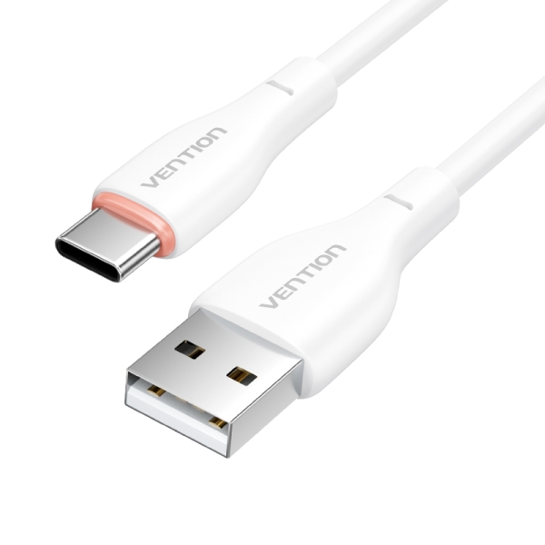 Vention Cable De Carga Usb-A/Usb-C - 480Mbps - 3A - 15W Max - Color Blanco
