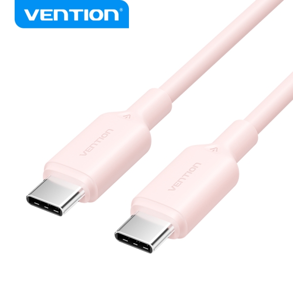 Vention Cable Usb - Conector Niquelado - Potencia 60W - Corriente Max. 3A - Color Rosa