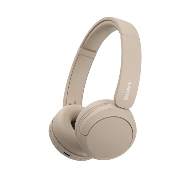 Sony Wh-Ch520 Auriculares Bluetooth 5.2 Con Microfono Integrado - Diadema Ajustable - Conectividad Multipunto - Auriculares Giratorios - Autonomia Hasta 50H - Color Beige