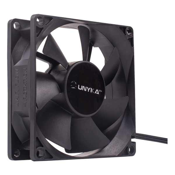 Unykach Ventilador 90Mm - Velocidad Max. 2000Rpm - Color Negro