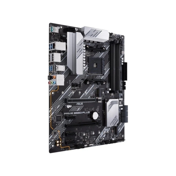Asus Prime B550 Plus Placa Base Amd 4X Ddr4, M.2, 6X Sata Iii, Hdmi, Displayport, Rj-45, Usb 2.0, 3.2 - Factor De Forma Atx