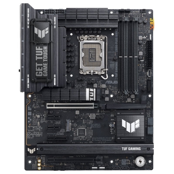 Asus Tuf Gaming Z890-Plus Wifi Placa Base Lga 1851 - Wifi, Bluetooth, Hdmi, Displayport, 4X Ddr5, 4X Sata Iii, M.2, Pcie 4.0 Y 5.0, Usb 2.0, 3.2, Usb-C, Rj-45