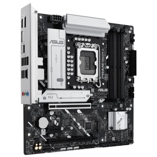 Asus Prime B860M-A-Csm Placa Base Lga 1851 - 4X Ddr5, M2, 4X Sata Iii, Pcie 4.0, Usb 2.0, 3.2, Usb-C, Rj-45, Hdmi, Displayport - Factor De Forma Microatx