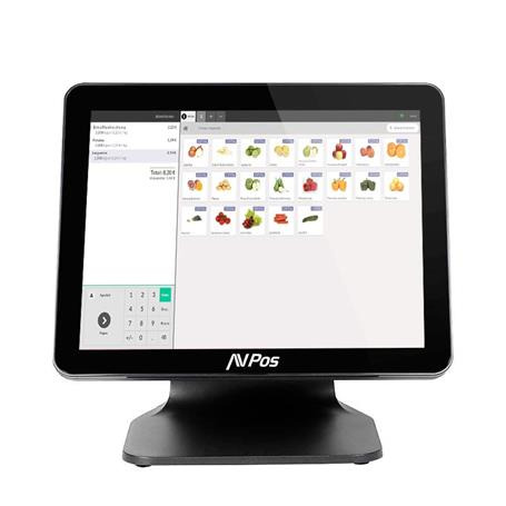 Avpos Tpv K4000 Slim 15 Tactil - Rk3568 - 4Gb Memoria - Ssd 64 Gb - Color Negro