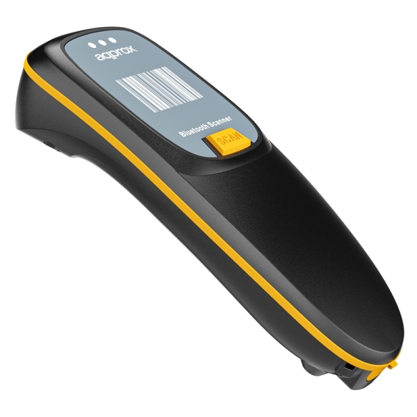 Approx Lector De Codigos De Barras 2D Inalambrico - Formato De Bolsillo - Indicador Led, Beeper Y Vibracion - Velocidad De Escaneo 60Fps - Autonomia Hasta 8H