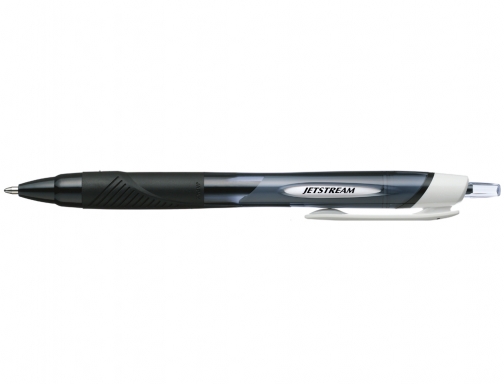 Uni-Ball Jetstream Sport Sxn-150E Boligrafo Retractil - Punta De Bola 1Mm - Tinta Pigmentada Resistente Al Agua Y Luz - Secado Instantaneo - Color Negro