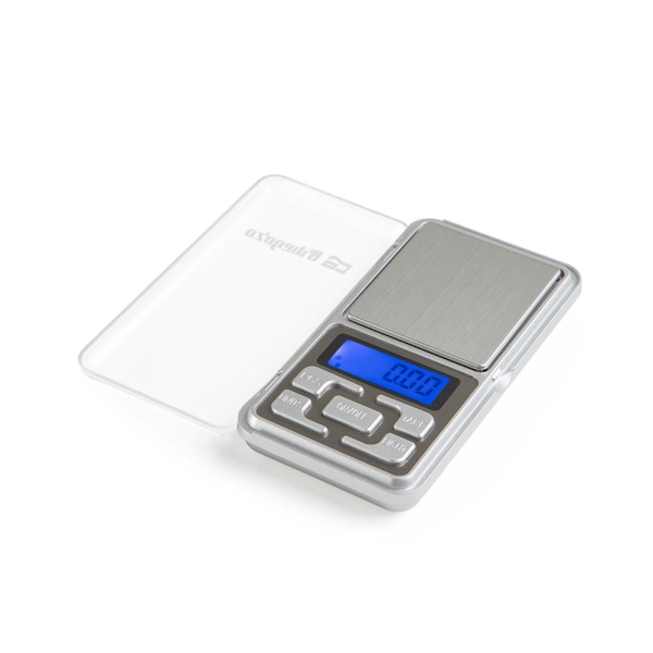 Orbegozo Pc 3010 Bascula Electronica De Precision Compacta - Precision De 0.01Gr - Pantalla Lcd Azul - Practica Y Funcional