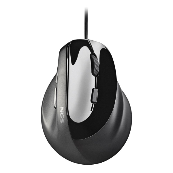 Ngs Samsara Raton Ergonomico Vertical Laser 3200Dpi - 5 Botones - Silencioso - Color Negro