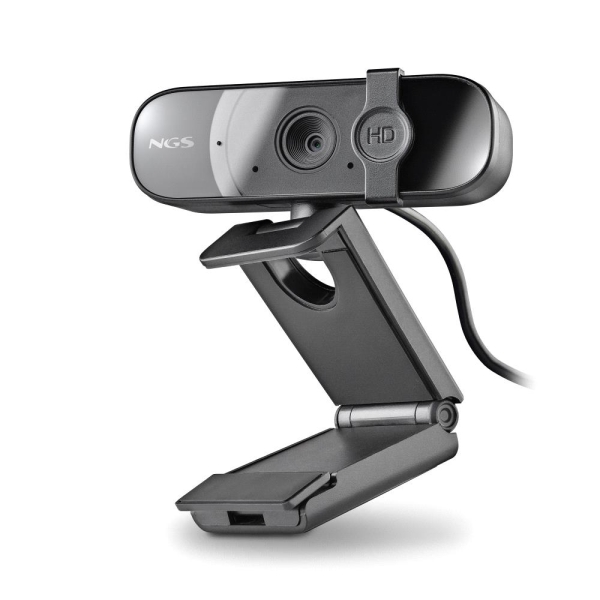 Ngs Xpresscam Webcam Full Hd 1080P Usb 2.0 - Microfono Integrado - Filtro De Privacidad - Campo Visual De 75º - Cable De 1.50M - Color Negro