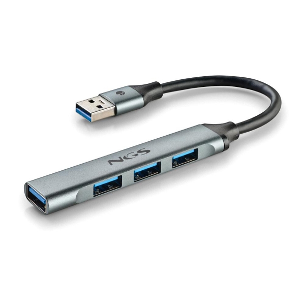 Ngs Ihub4 Micro Hub Usb 3.0 - 1 Puertos Usb 3.2 - 3 Puertos Usb 2.0