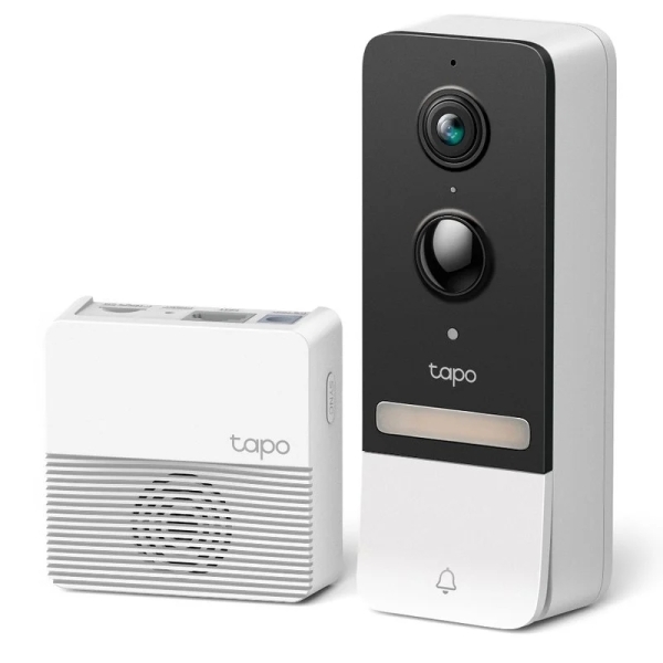 Tp-Link Tapo D230S1 Timbre Inteligente Con Video 2K 5Mp - Vision Nocturna - Angulo De Vision De 160º - Bateria De Larga Duracion - Sonido Bidireccional
