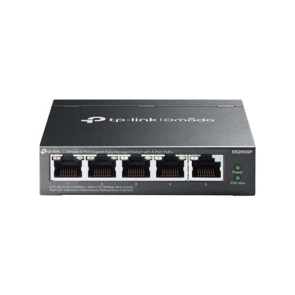 Tp-Link Omada Switch Gestionado De 5 Puertos Rj45 Gigabit Ethernet Poe