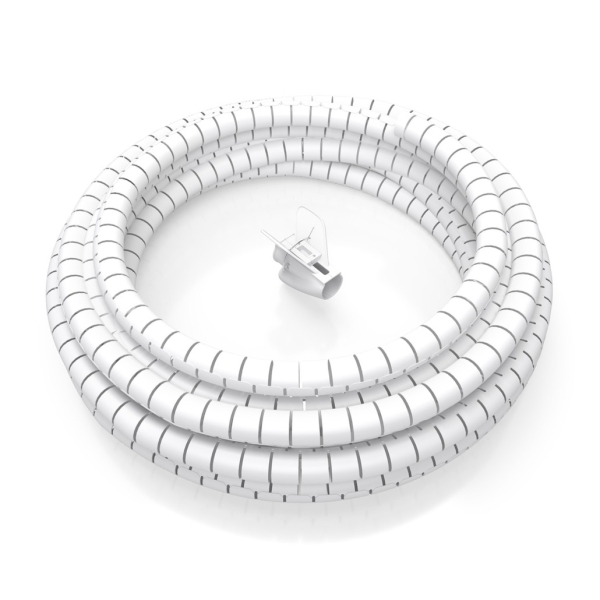 Aisens Organizador De Cable En Espiral 25Mm - 2.0M - Color Blanco
