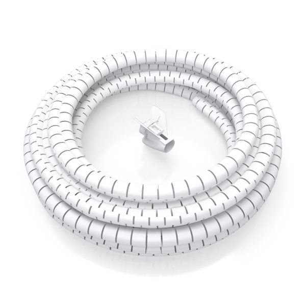 Aisens Organizador De Cable En Espiral 25Mm - 3.0M - Color Blanco