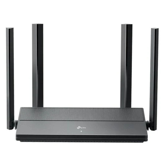 Tp-Link Ex141 Router Inalambrico Ax1500 Wifi 6 Dual Band - 4 Puertos Rj-45 - Mu-Mimo - Wpa3 - 4 Antenas Exteriores - Color Negro