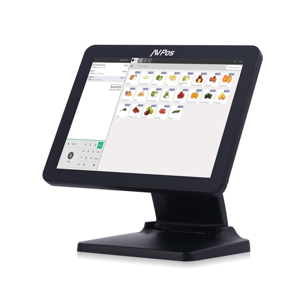 Avpos Tpv K5000 Flex Aluminio 15 Tactil - I5 - 8Gb Memoria - Ssd 128Gb - Vga, Hdmi, Serie - Wifi, Lan - Color Negro