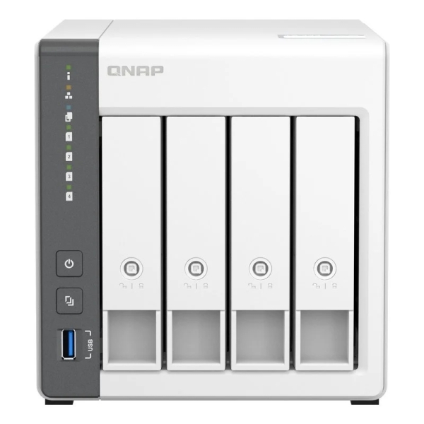 Qnap Ts-433 Nas Torre Procesador Arm Cortex-A55 - Memoria 4Gb - 4 Bahias 2.5