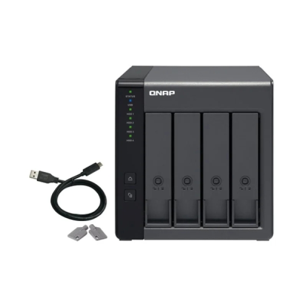 Qnap Tr-004 Caja De Expansion Raid Usb 3.0 - 4 Bahias 2.5
