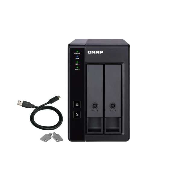 Qnap Tr-002 Caja De Expansion Raid Usb 3.0 - 2 Bahias 2.5