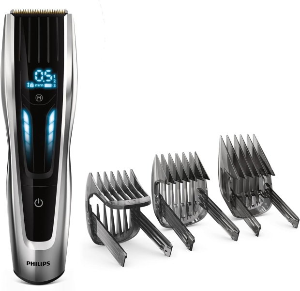 Philips Hairclipper Serie 9000 Cortapelos - Mas De 400 Longitudes De Corte - Recargable - Uso Con Y Sin Cable